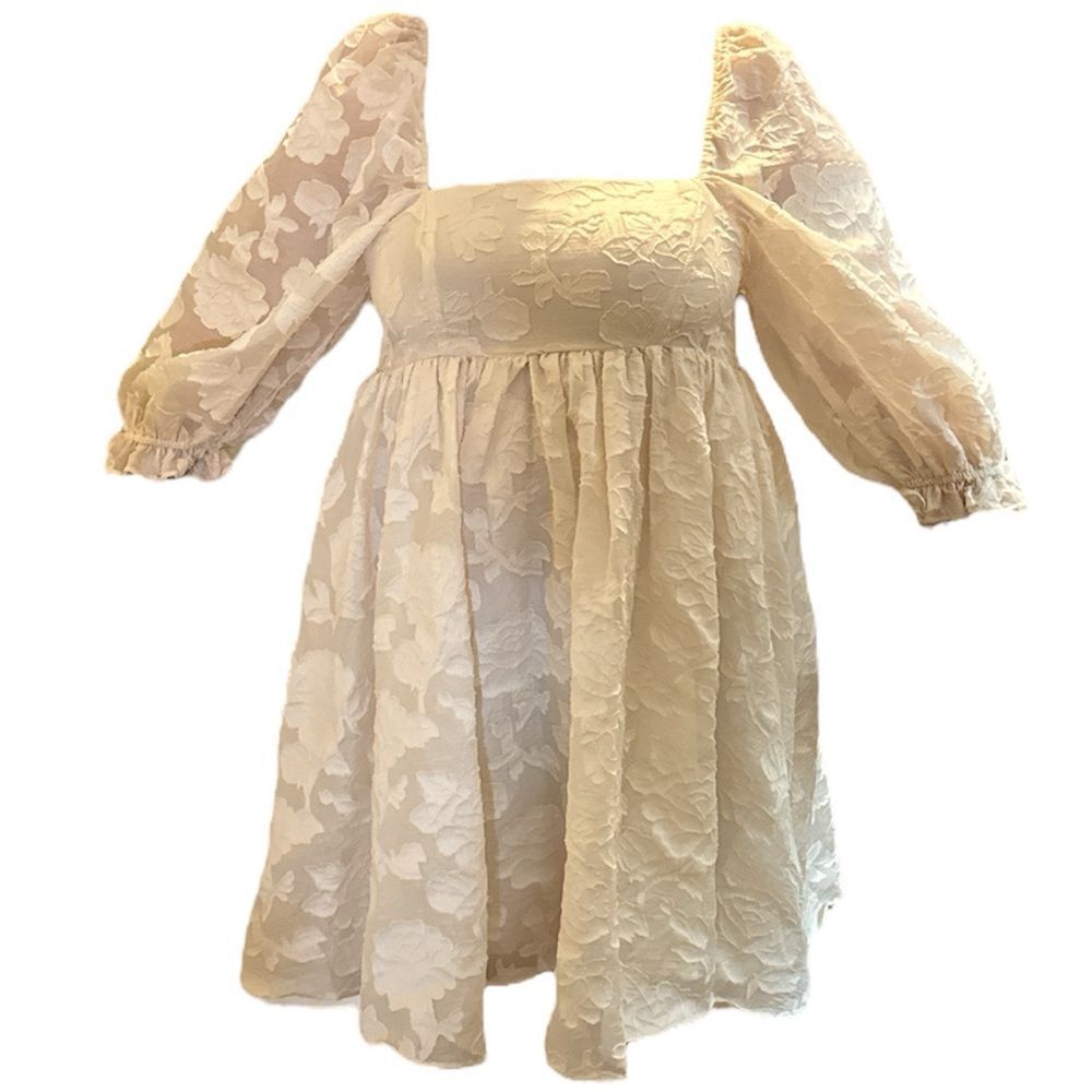 Storia NWT Claudette Babydoll Mini Dress Floral Size medium